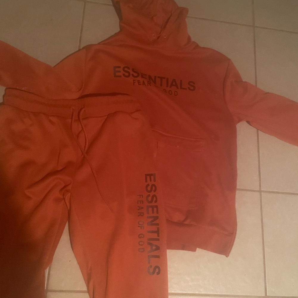Fear of God Essentials Bold Orange Apparel